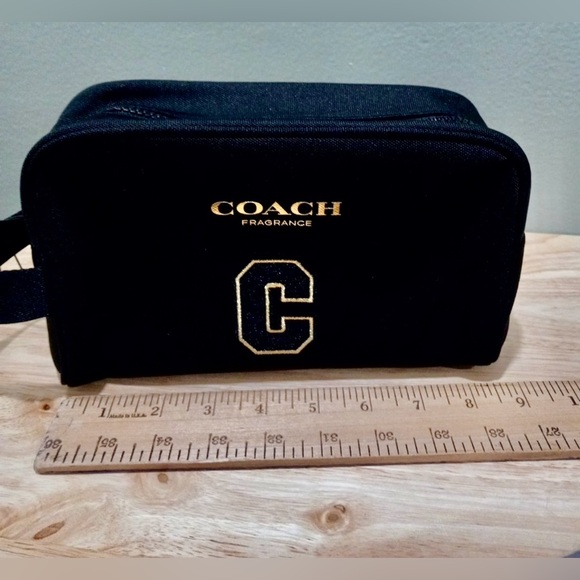 Coach Black and Gold Toiletry Bag - Picture 2 of 6